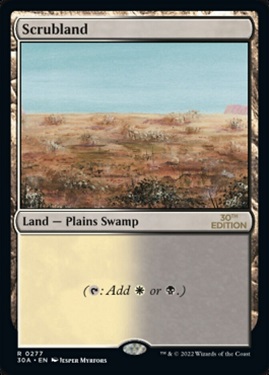 Scrubland 30th Anniversary Edition - Modern Frame